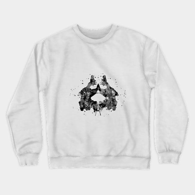 Rorschach card 2 Crewneck Sweatshirt by RosaliArt